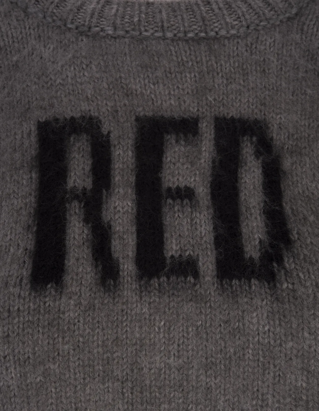 RED VALENTINO  |Long Sleeves Plain Logo V-neck & Crew neck