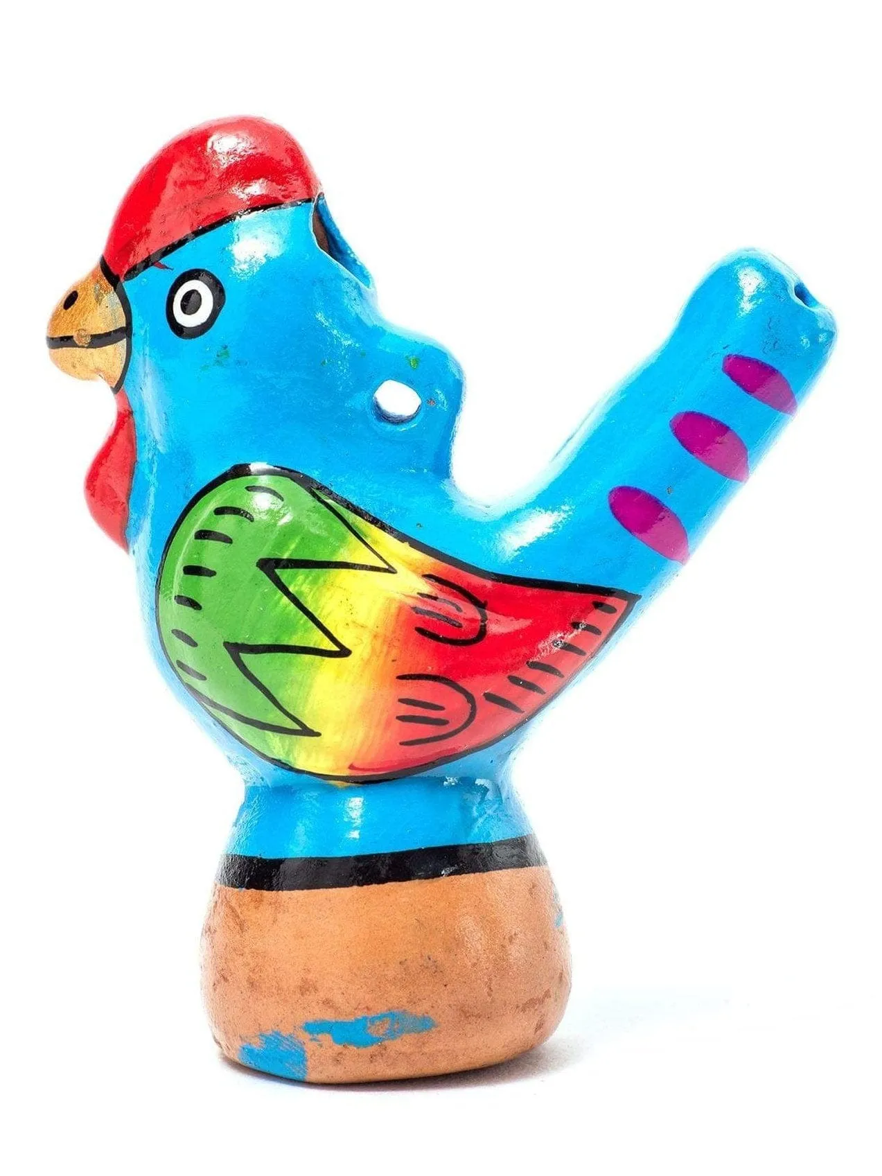 Rooster Mini Chirping Water Whistle