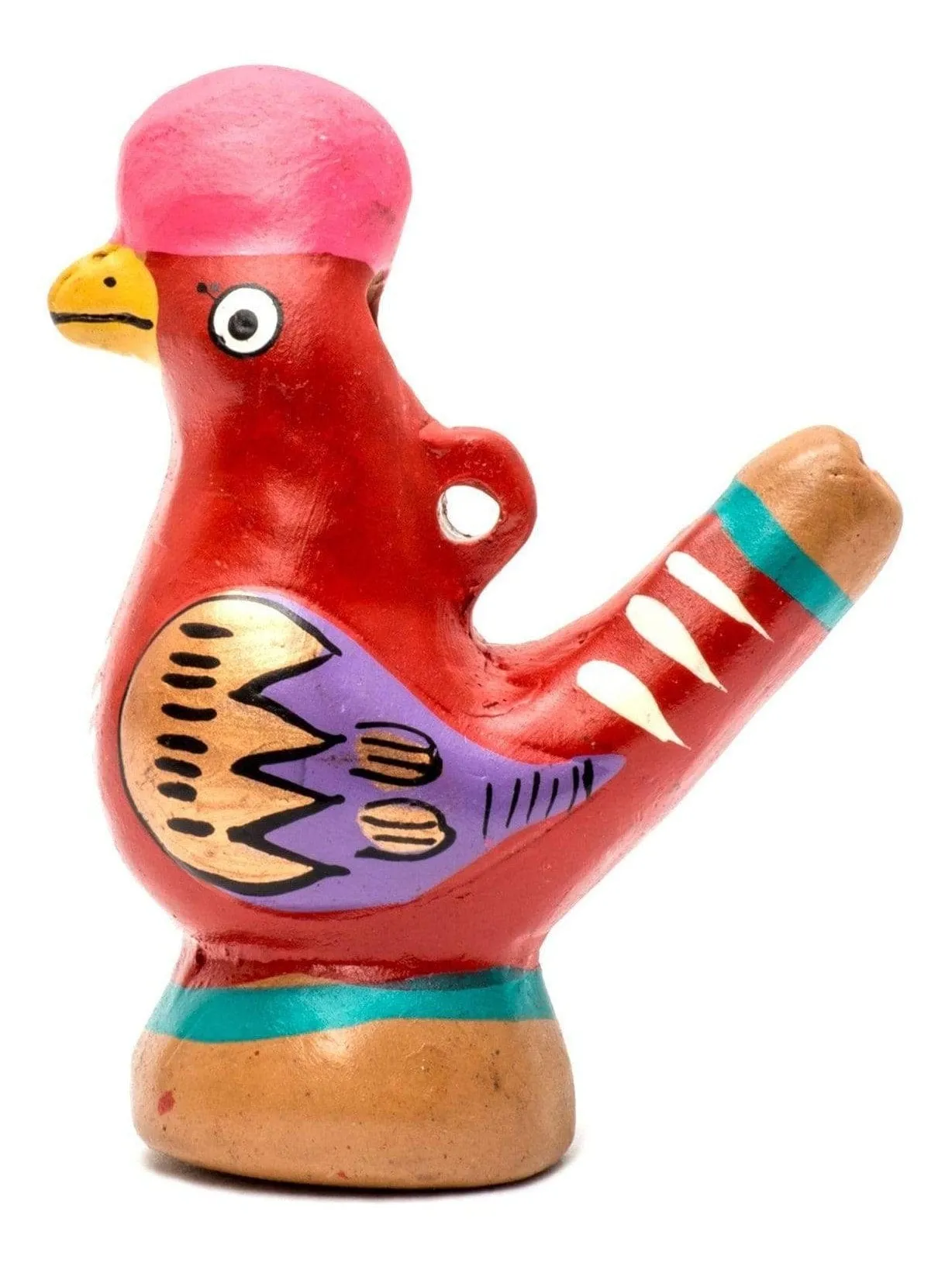 Rooster Mini Chirping Water Whistle