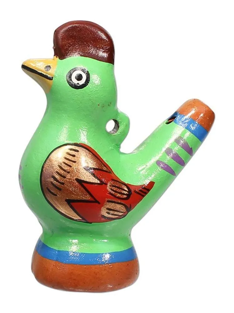 Rooster Mini Chirping Water Whistle