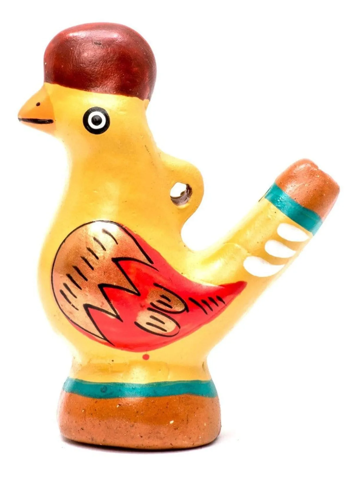 Rooster Mini Chirping Water Whistle