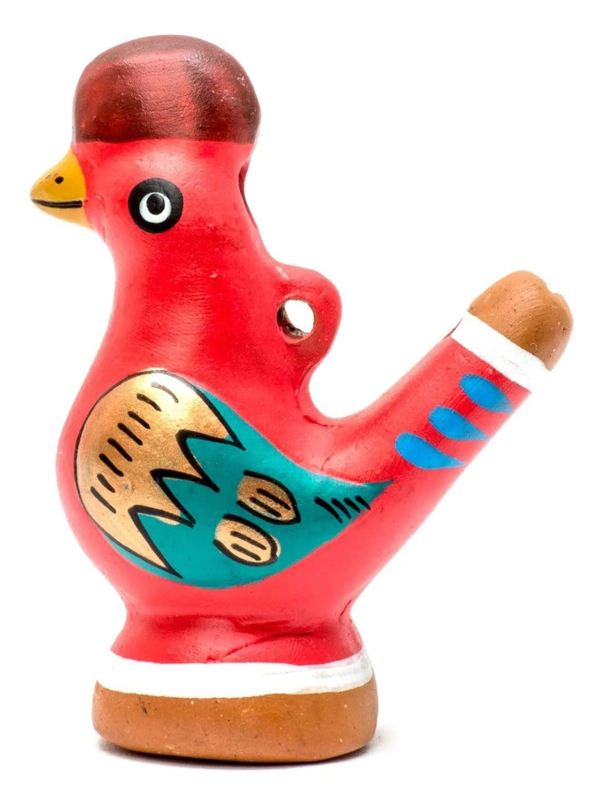 Rooster Mini Chirping Water Whistle