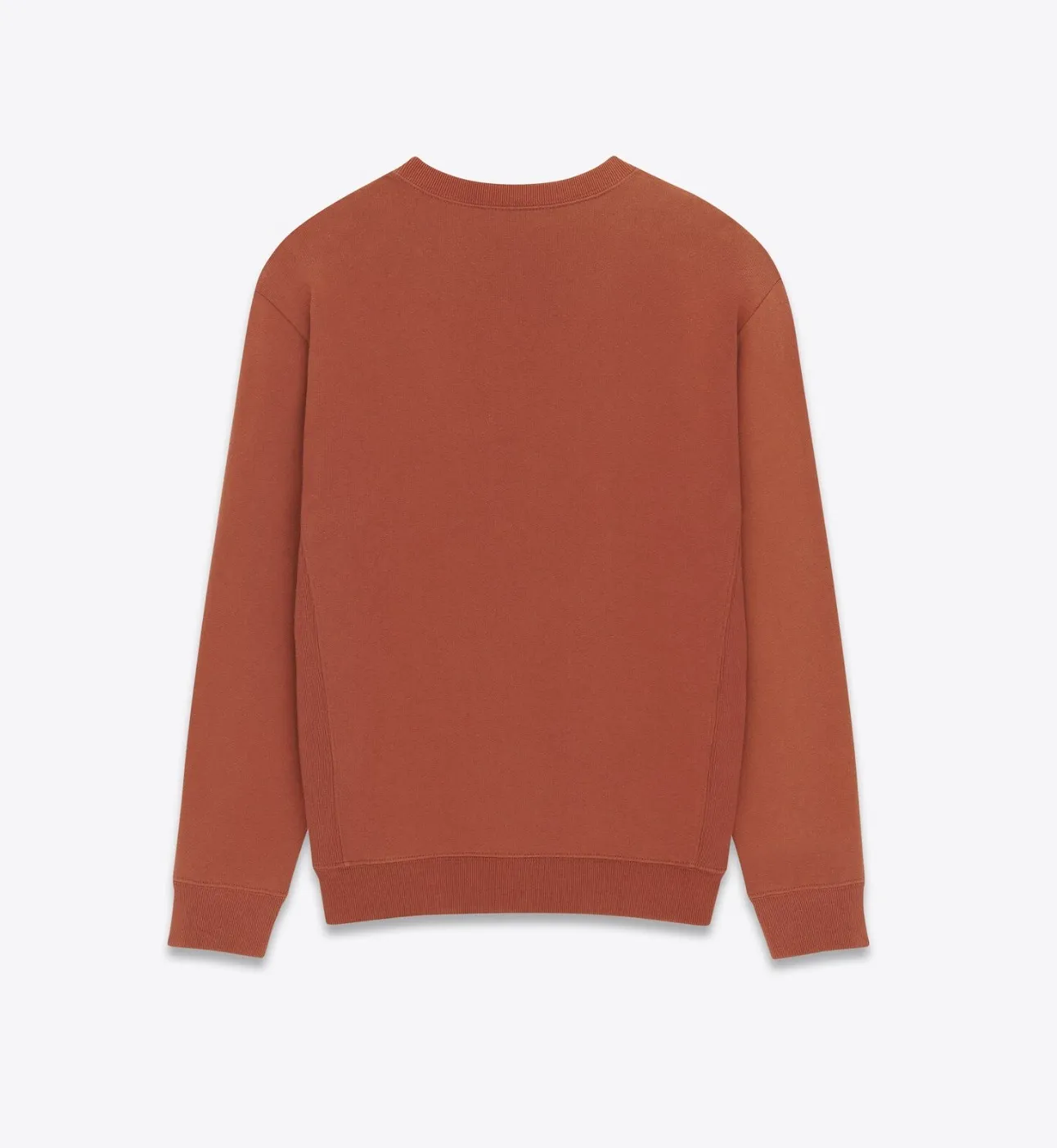 Saint Laurent  |Crew Neck Pullovers Street Style Long Sleeves Plain Cotton