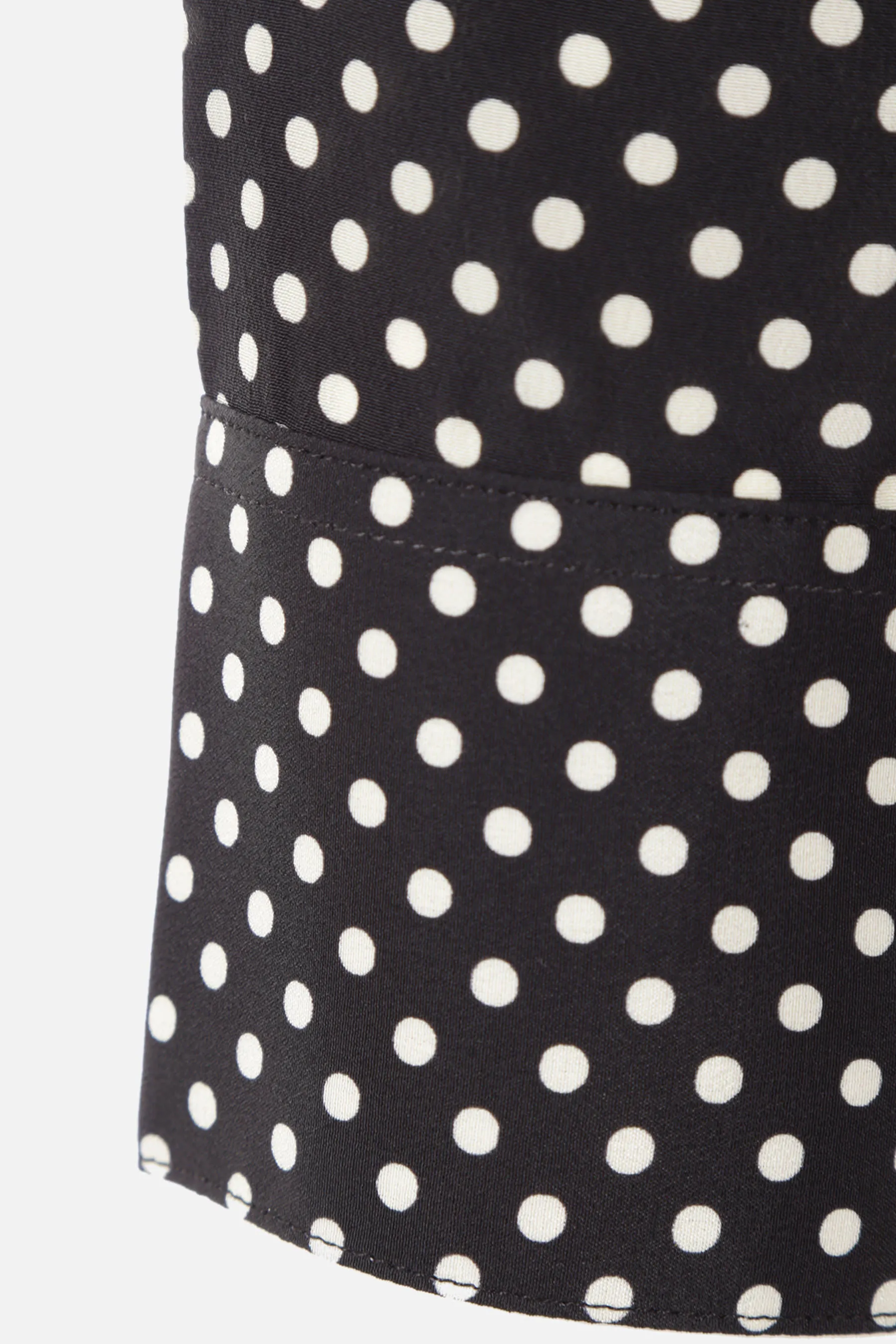 Saint Laurent  |Dots Silk Long Sleeves Luxury Shirts