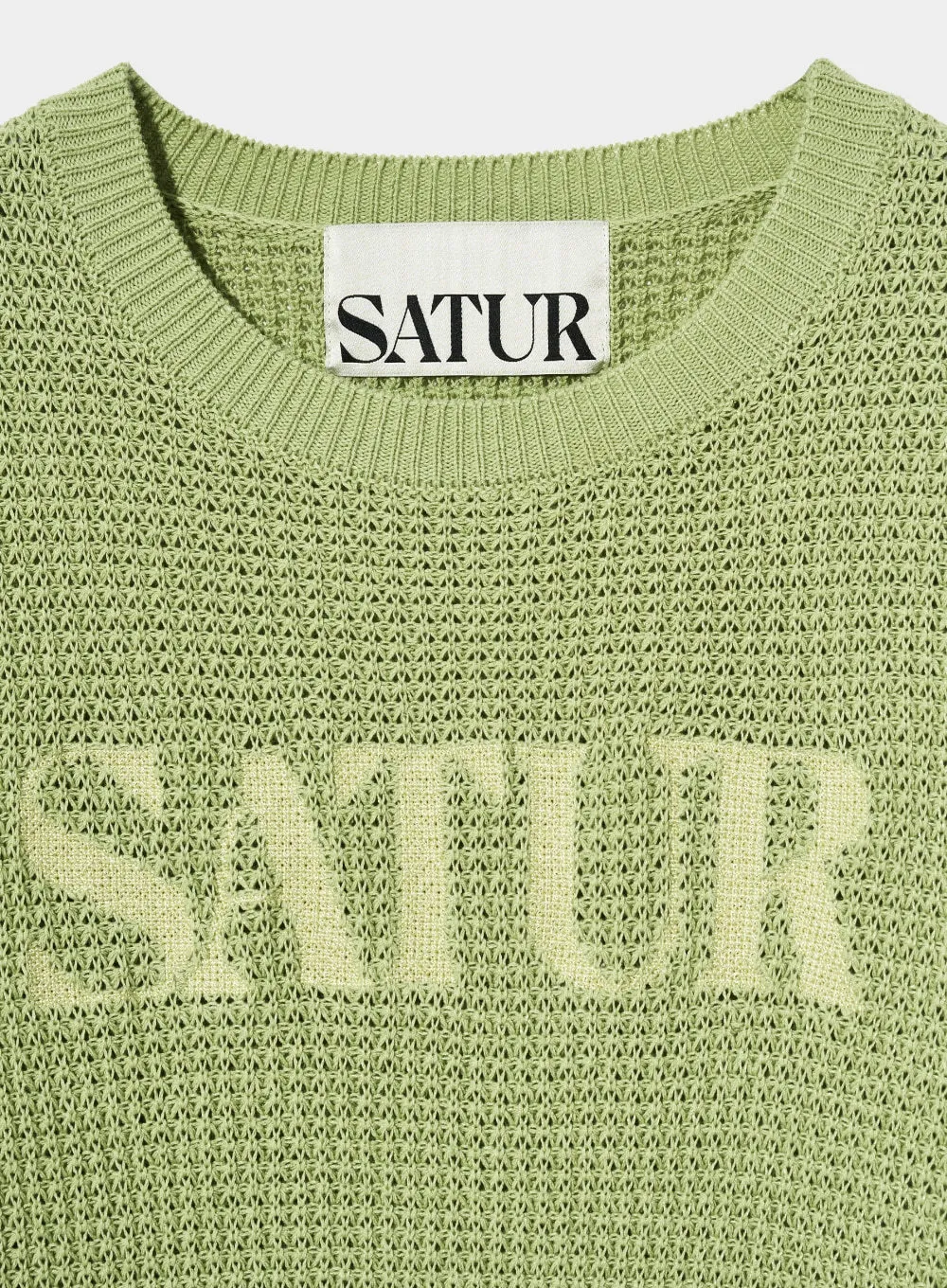 SATUR  |Unisex Street Style Long Sleeves Plain Logo