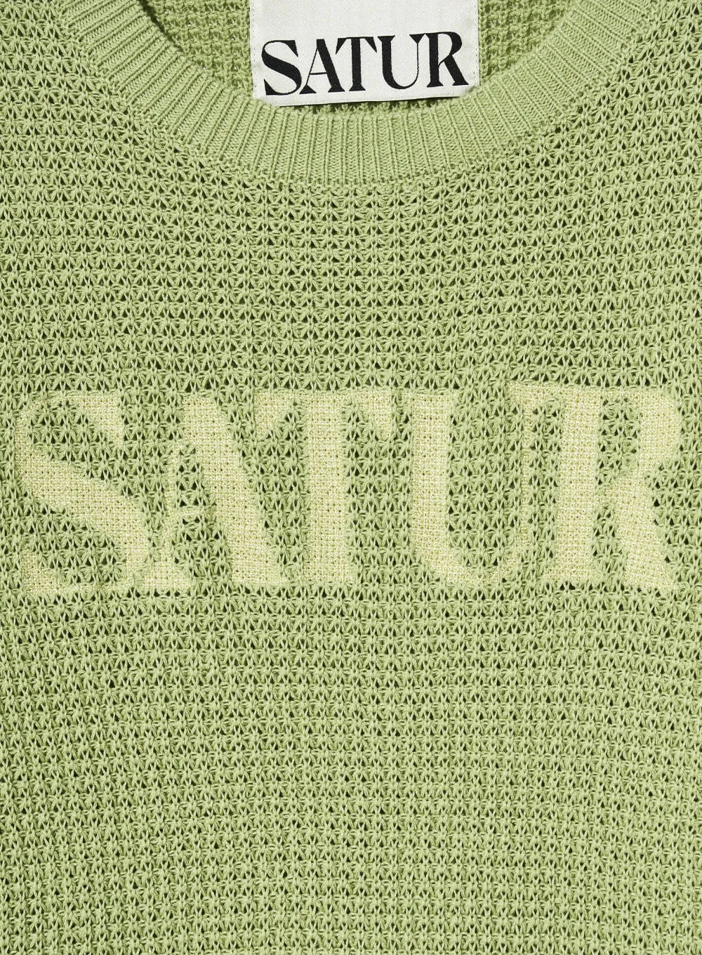 SATUR  |Unisex Street Style Long Sleeves Plain Logo