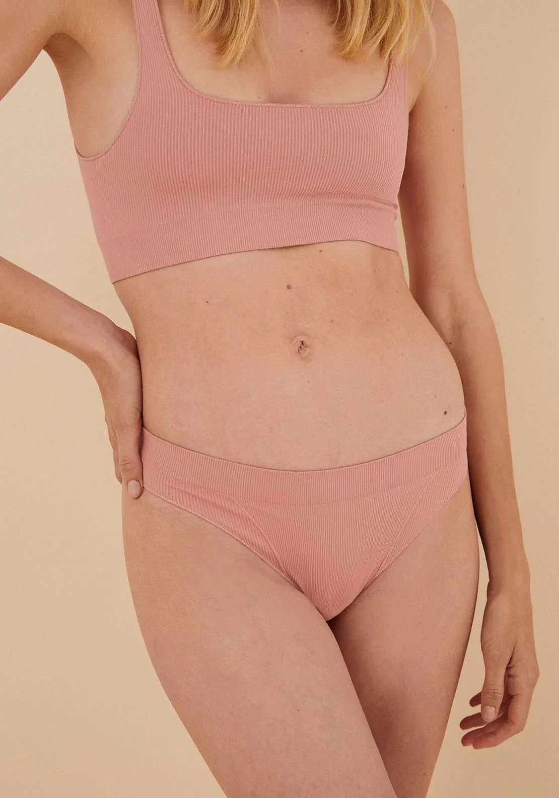 Seamless Tanga - Pink