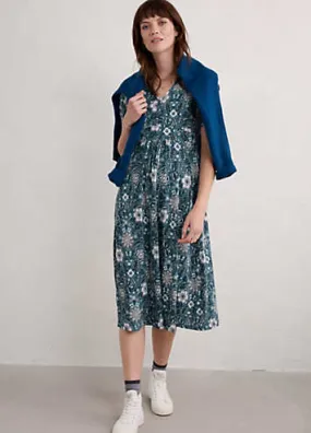 Seasalt Cornwall Blue Carwynnen Midi Dress