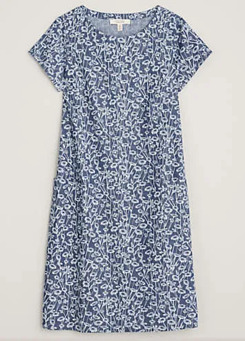 Seasalt Cornwall Blue Fernbank Chambray Dress | Grattan