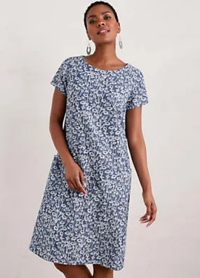 Seasalt Cornwall Blue Fernbank Chambray Dress | Grattan