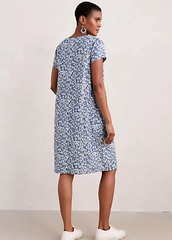 Seasalt Cornwall Blue Fernbank Chambray Dress | Grattan