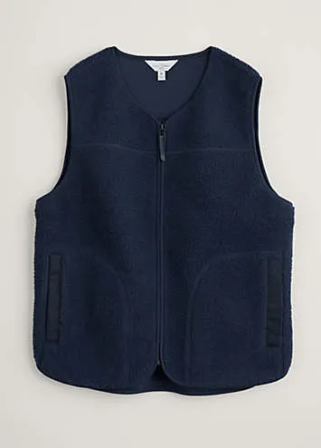 Seasalt Cornwall Folyer Borg Fleece Gilet | Grattan