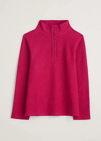 Seasalt Cornwall Pink Last Boat Sweatshirt | Grattan