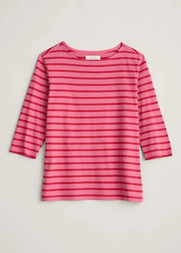 Seasalt Cornwall Pink Sailor Top | Grattan