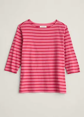 Seasalt Cornwall Pink Sailor Top | Grattan