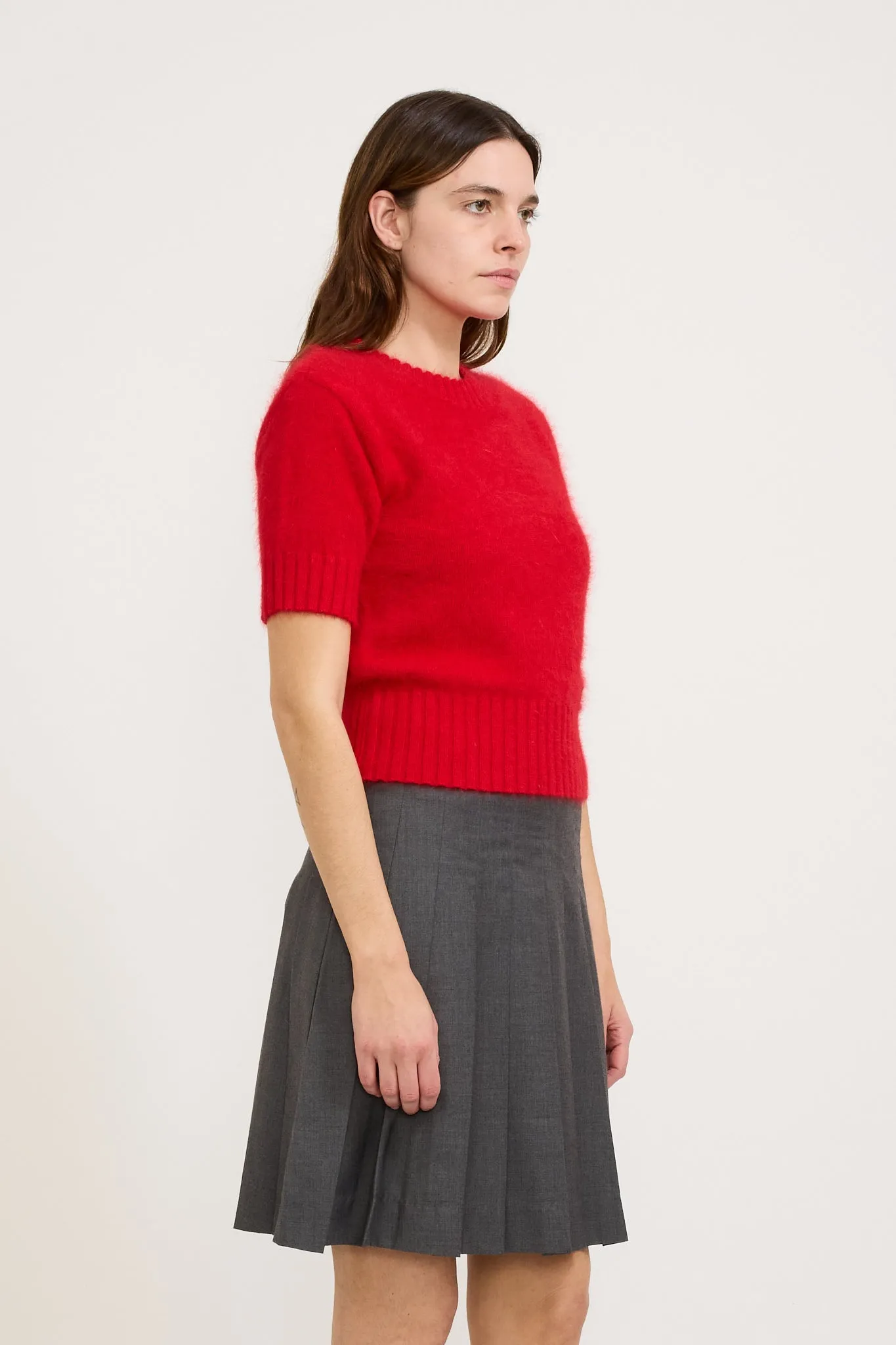 Shanna Angora Sweater Red