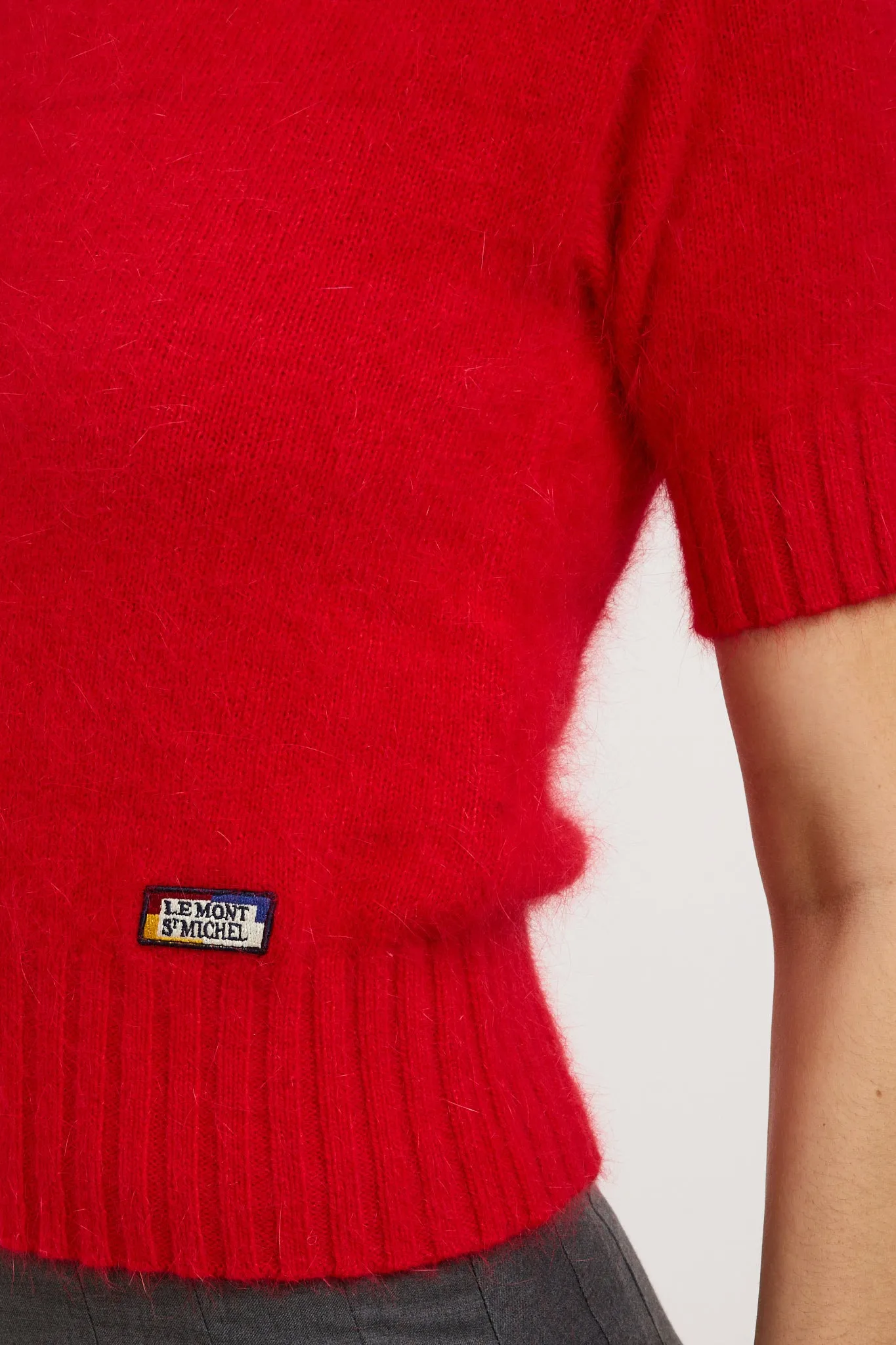 Shanna Angora Sweater Red