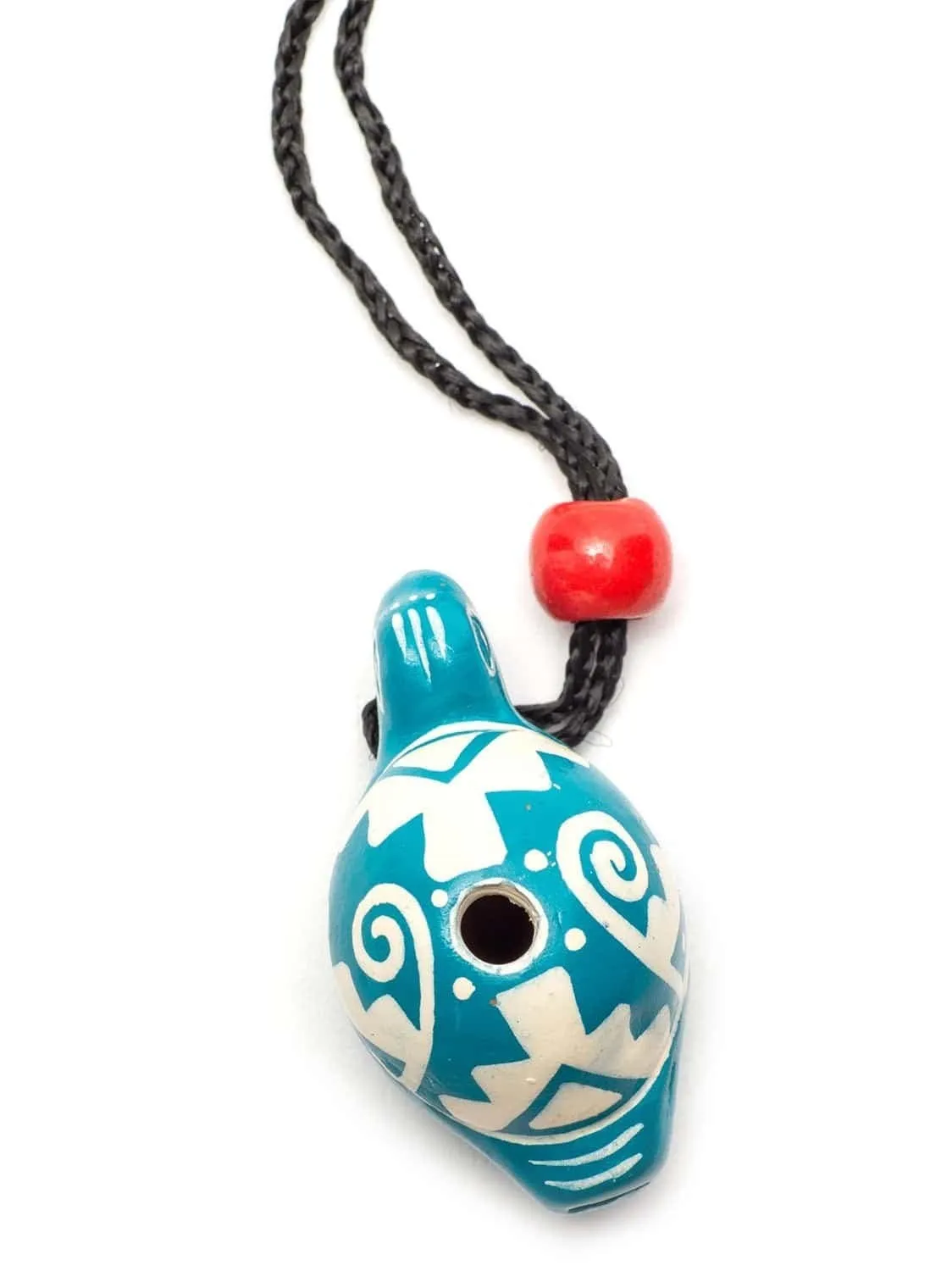 Singing Turtle Clay Whistle on Cord