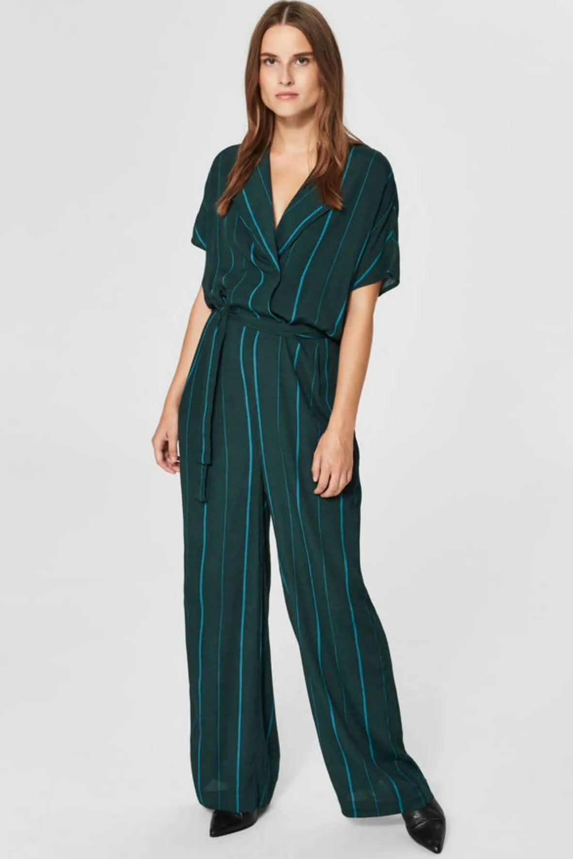 Slfluane Short Sleeve Jumpsuit