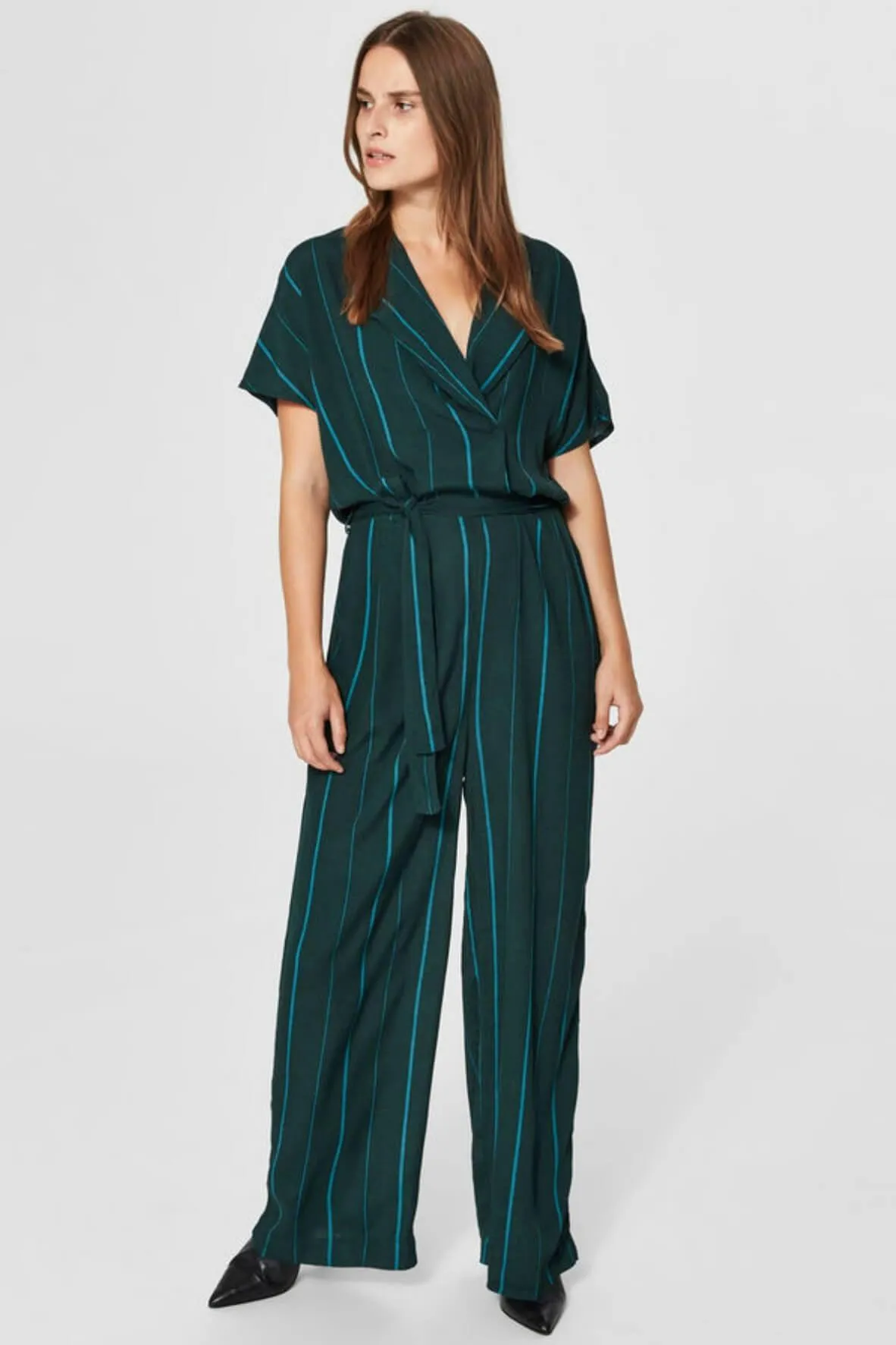 Slfluane Short Sleeve Jumpsuit