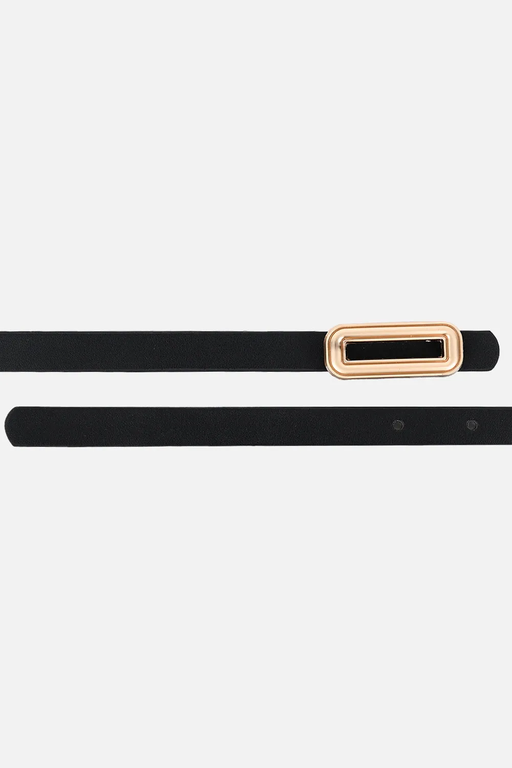 Solid Thin Retro Belt