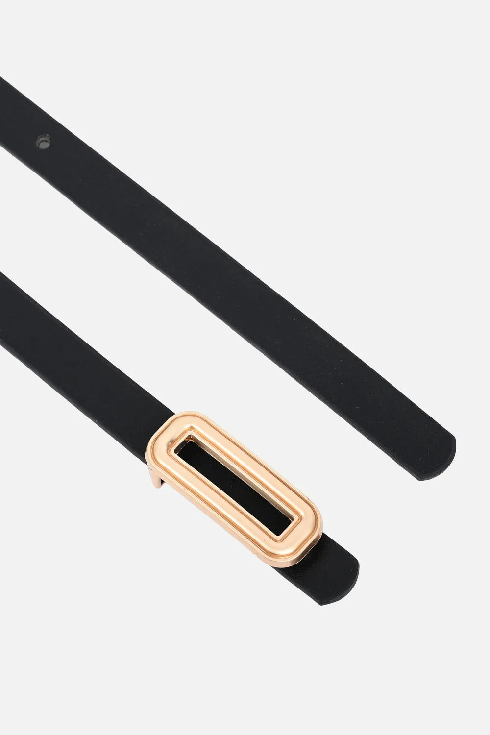 Solid Thin Retro Belt