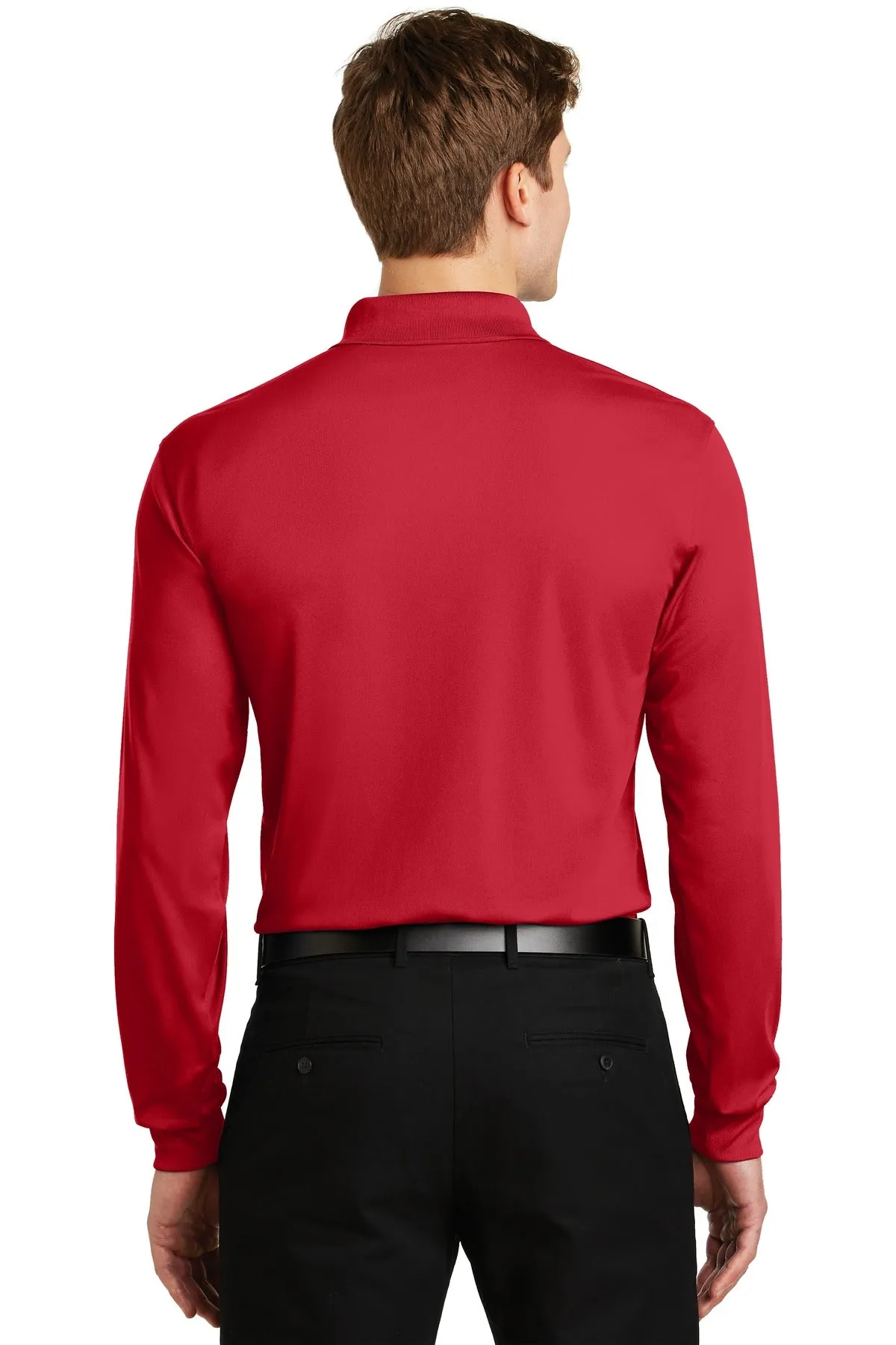 Sport-Tek Men's Long Sleeve Micropique Sport-Wick Polo