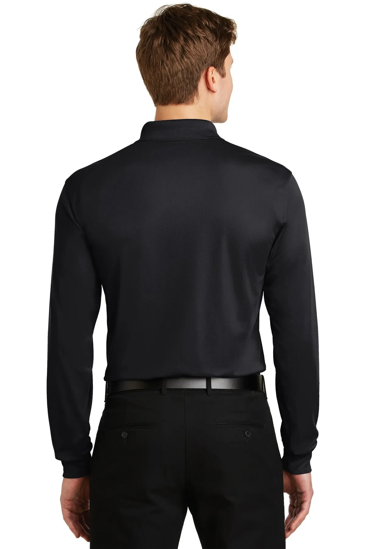 Sport-Tek Men's Long Sleeve Micropique Sport-Wick Polo