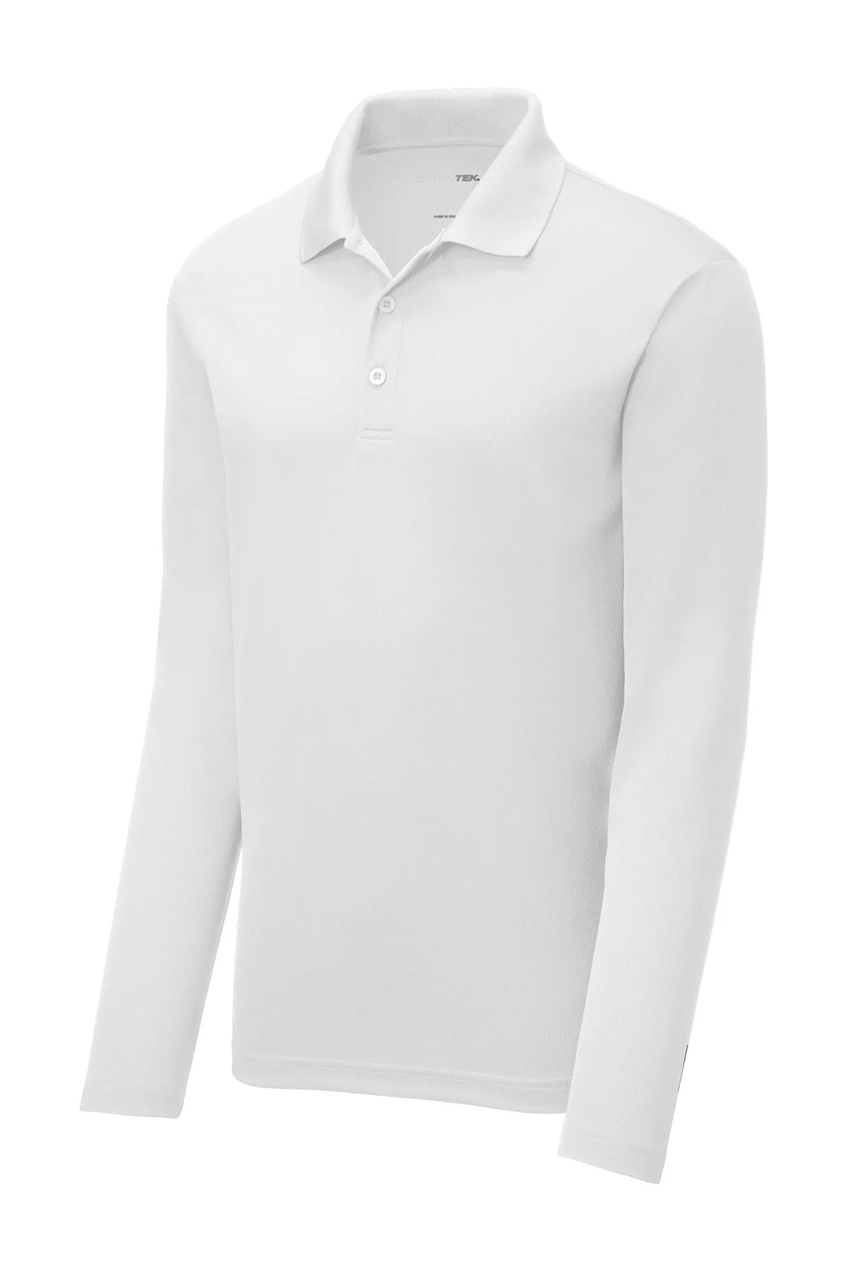 Sport-Tek Men's PosiCharge RacerMesh Long Sleeve Polo