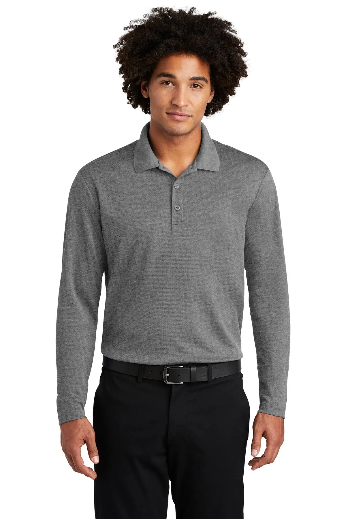 Sport-Tek Men's PosiCharge RacerMesh Long Sleeve Polo