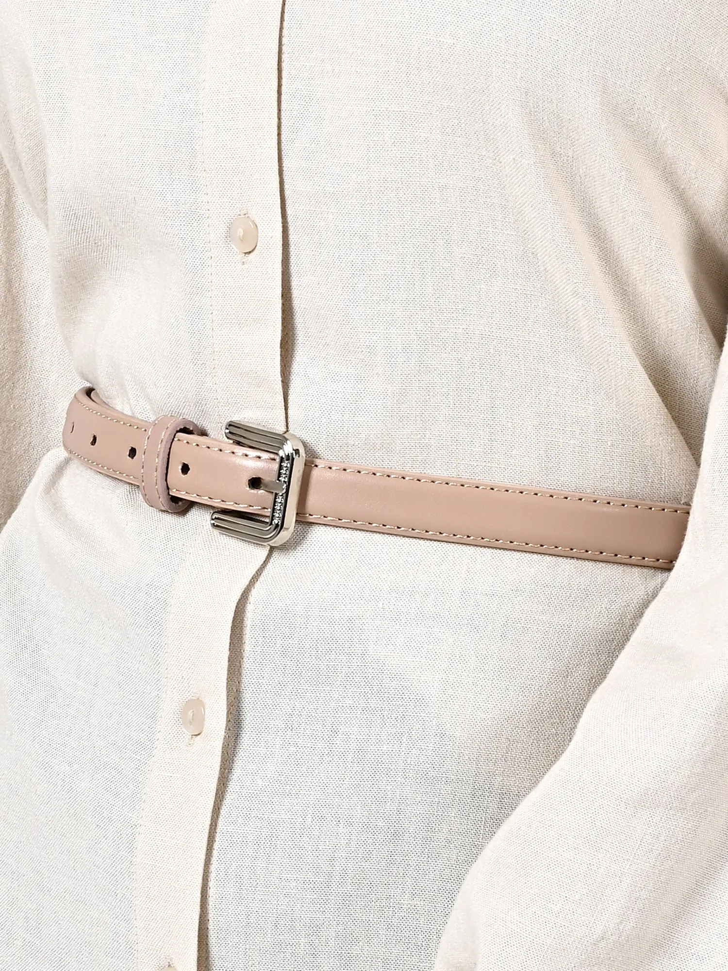 Square Pin Buckle Belt