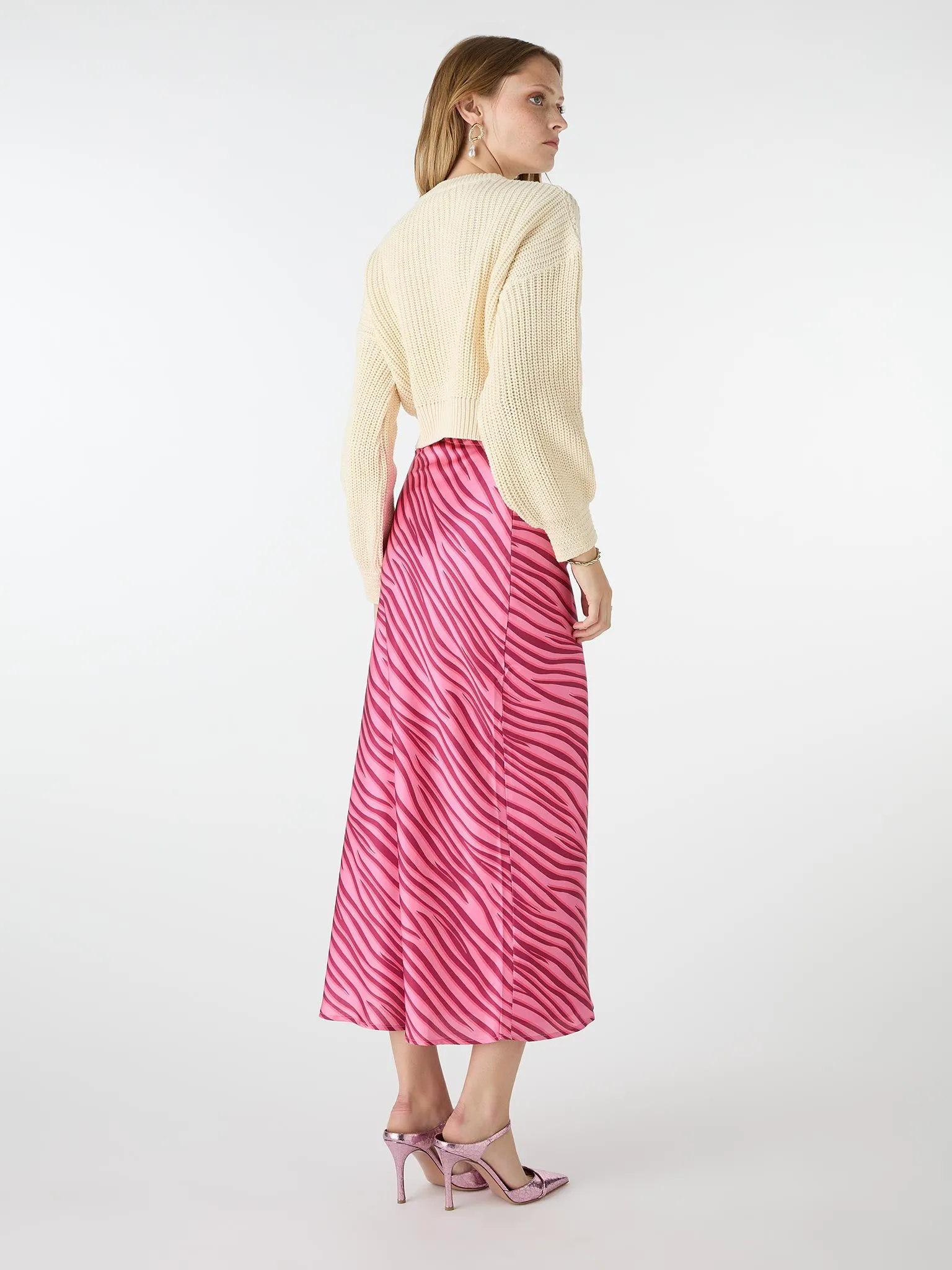 Stella Skirt in Pink Zebra