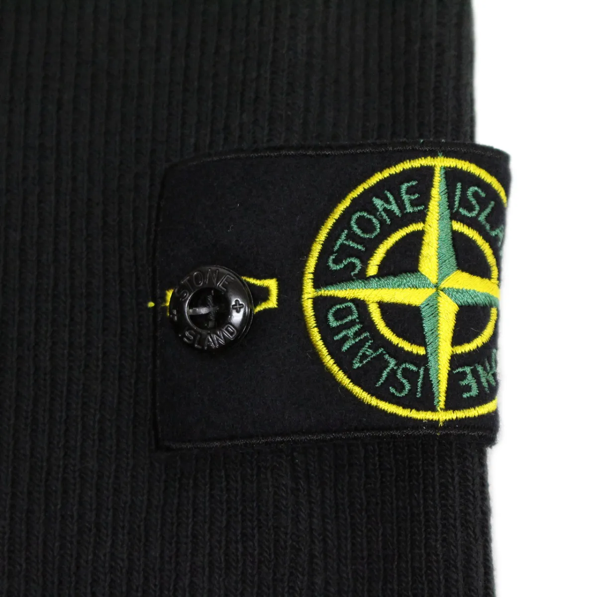 STONE ISLAND  |Crew Neck Long Sleeves Plain Cotton Logo Sweaters