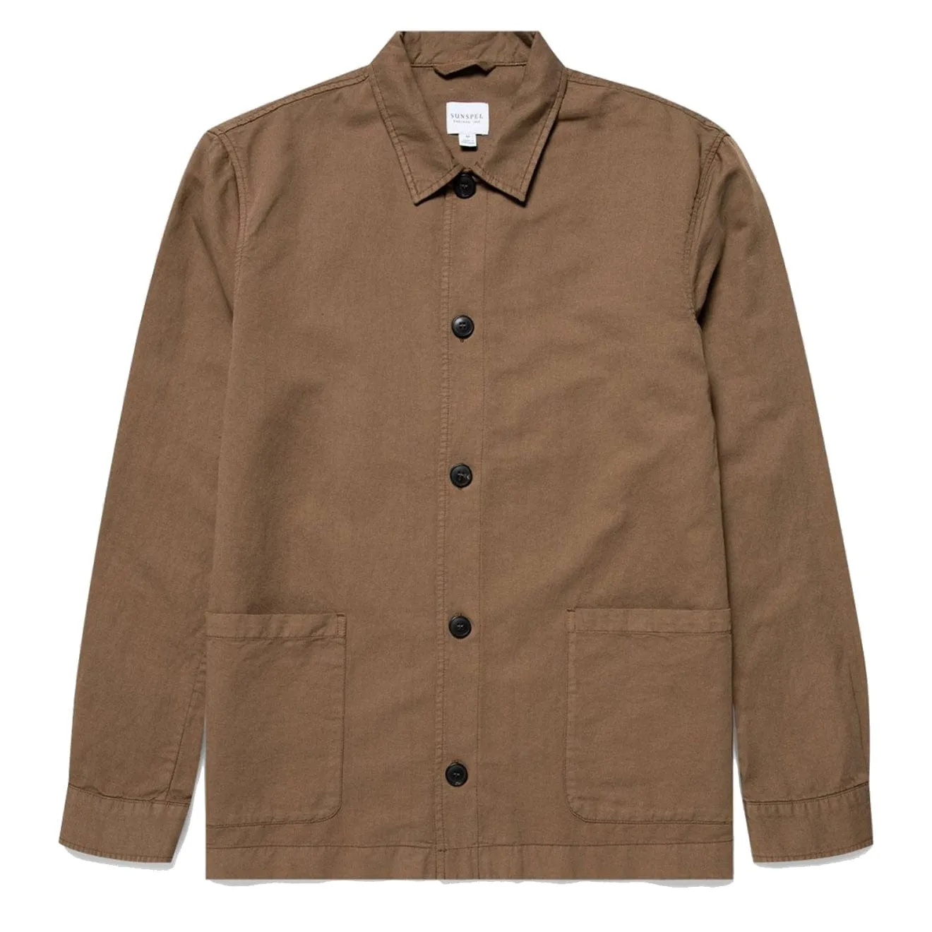 Sunspel Twin Pocket Jacket Dark Tan