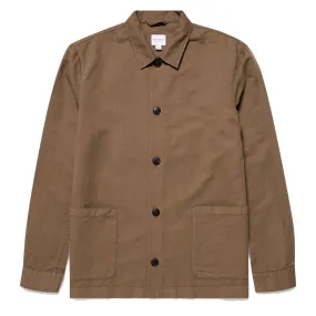 Sunspel Twin Pocket Jacket Dark Tan