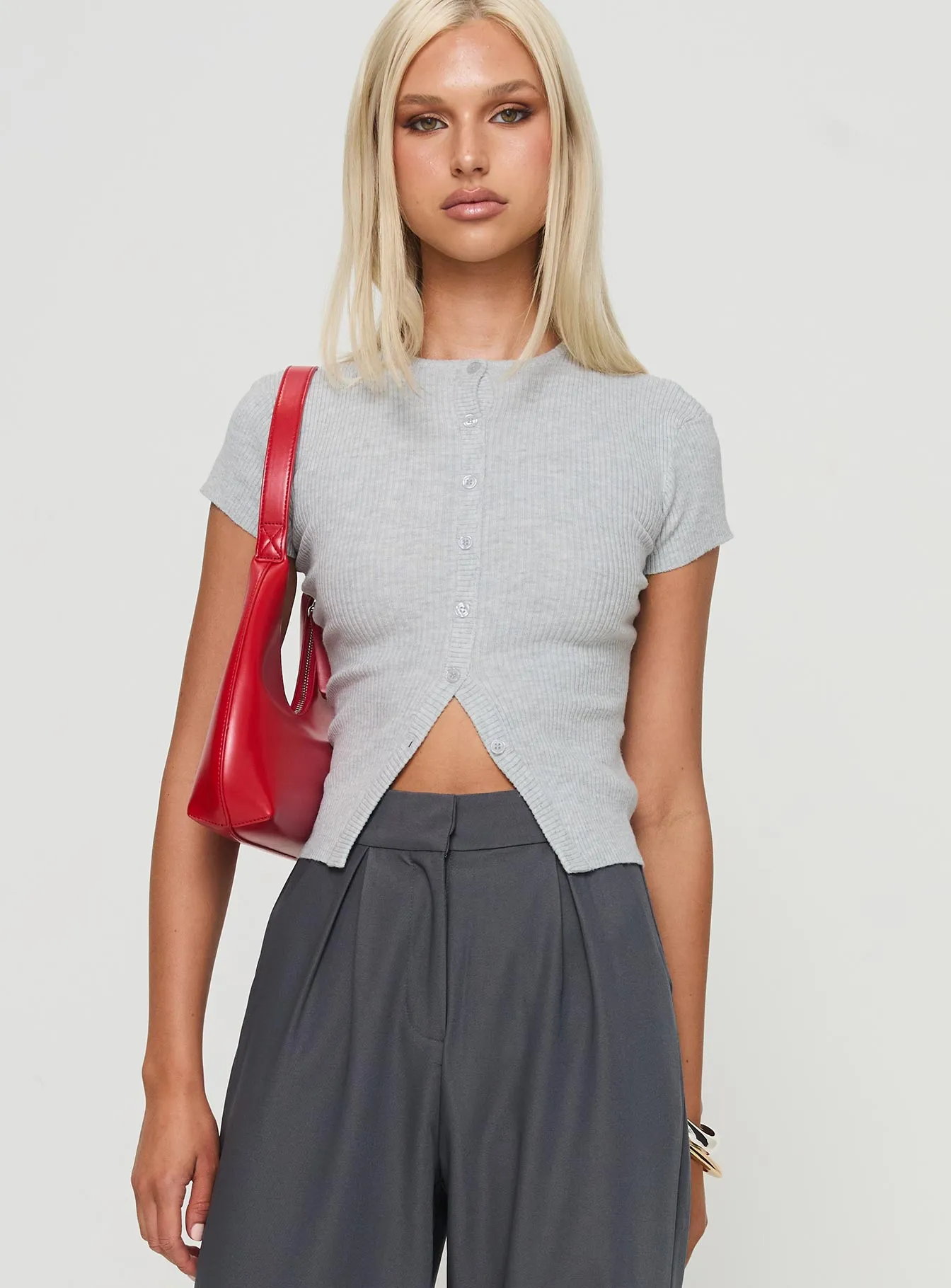 Suzu Top Grey