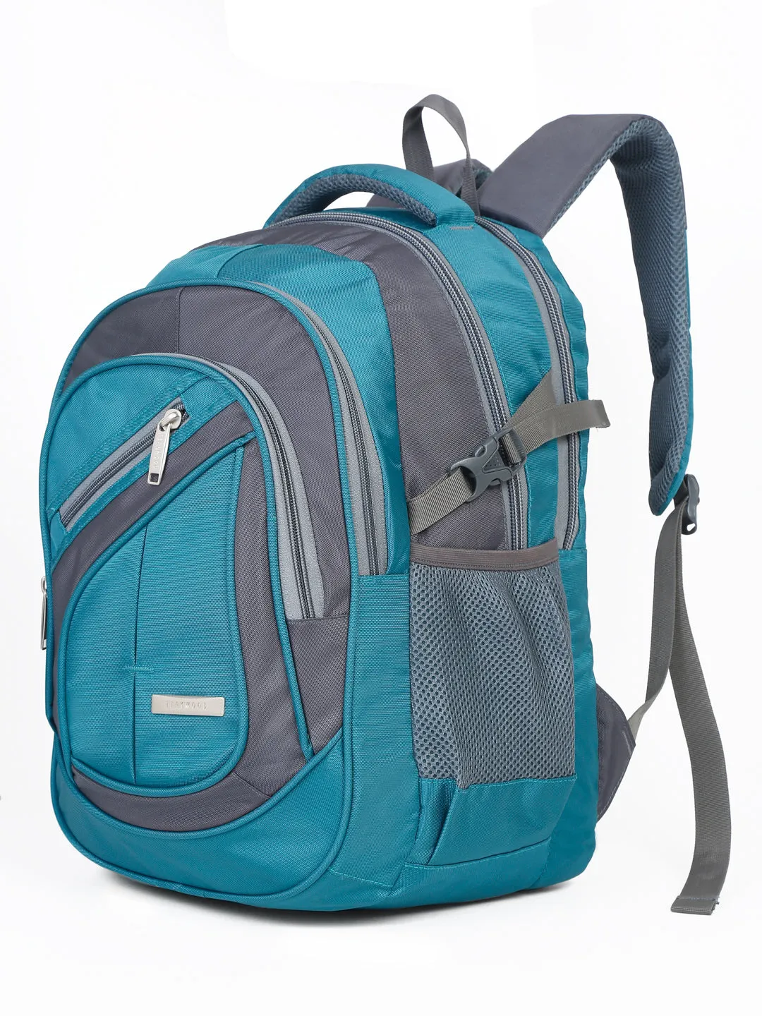 Teakwood Leather Unisex Solid Teal 34L Medium Backpack