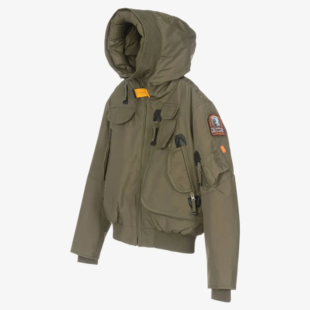 Teen Boys Green Down Jacket