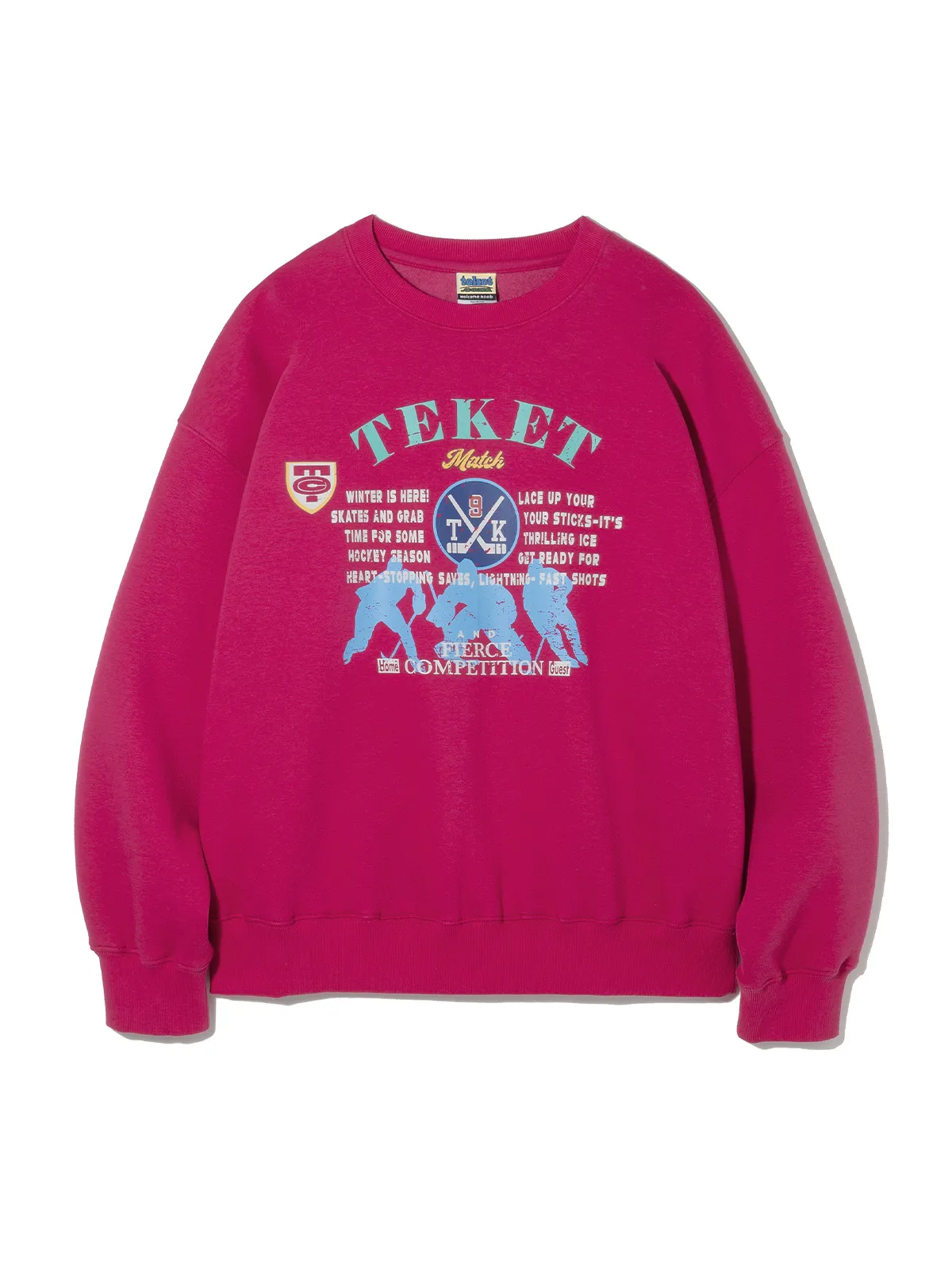 teket  |Unisex Street Style Long Sleeves Sweatshirts