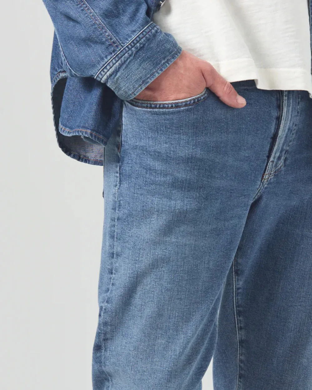 The London Straight Denim in Parkland