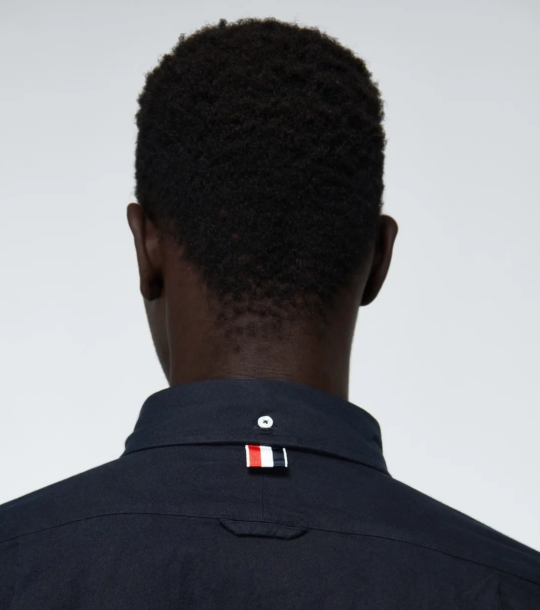 THOM BROWNE  |Stripes Long Sleeves Plain Cotton Logo Designers Shirts