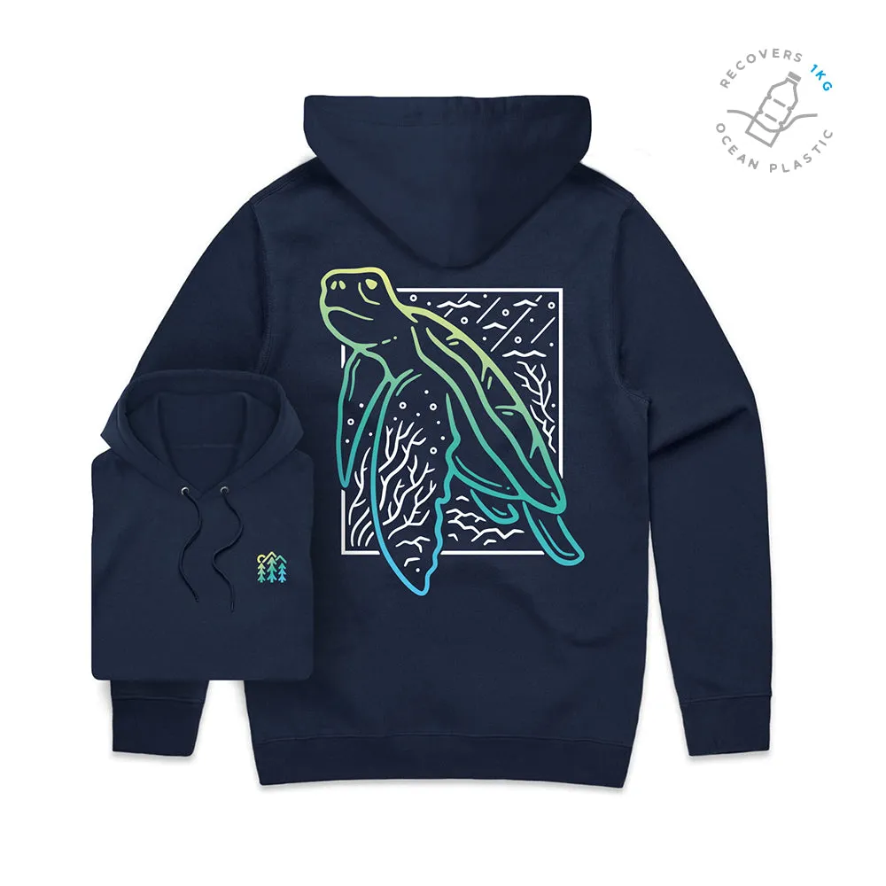 Turtle Scene Hoodie / Back Print