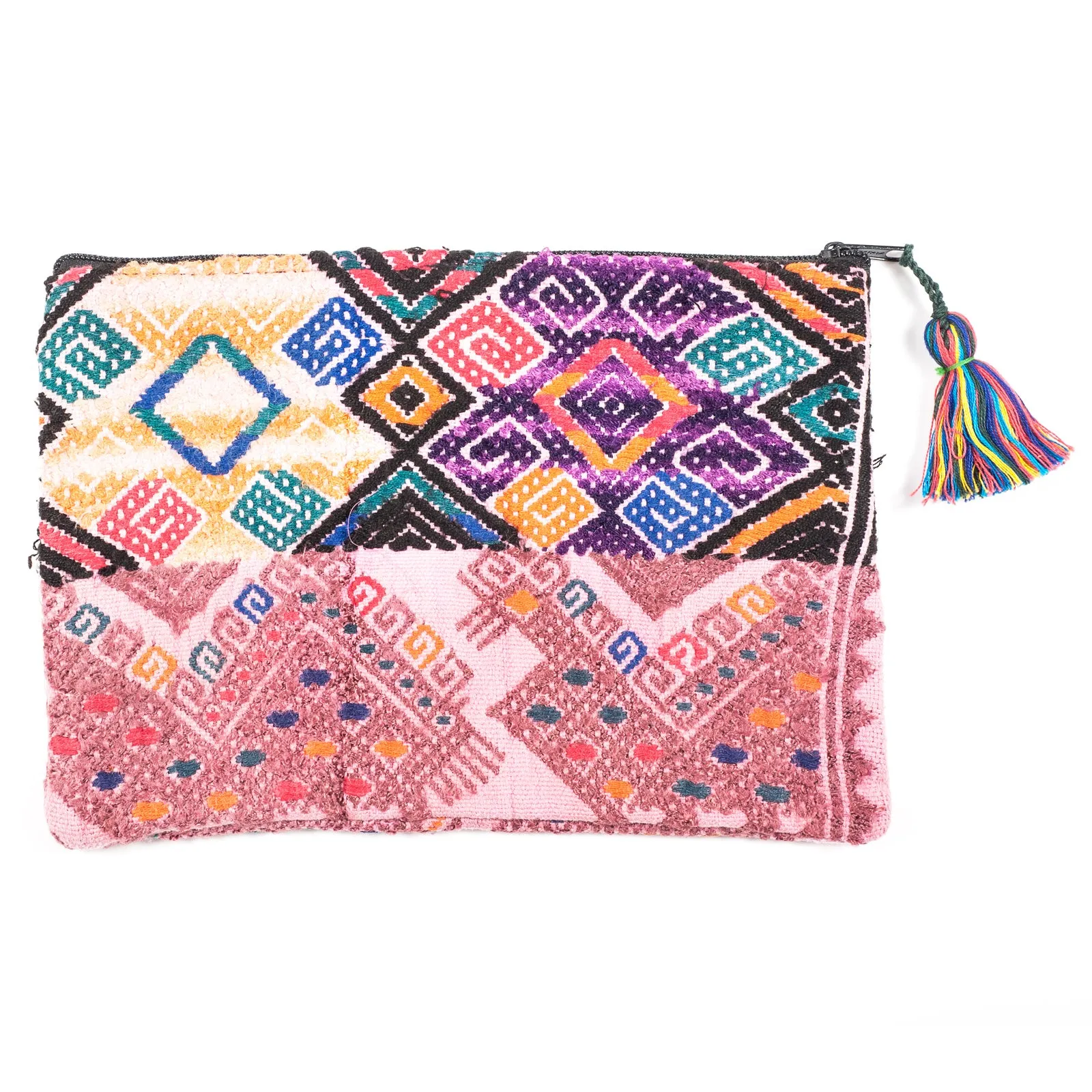 Upcycled Huipil Cosmetic Bag (Guatemala) - Style 5