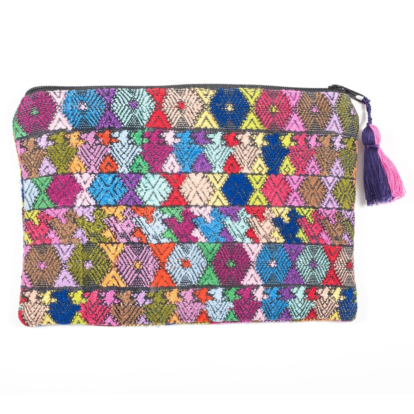 Upcycled Huipil Cosmetic Bag (Guatemala) - Style 7