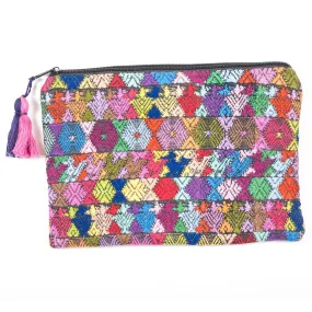 Upcycled Huipil Cosmetic Bag (Guatemala) - Style 7