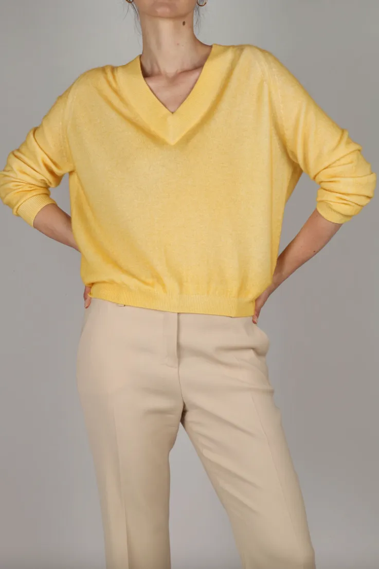 V-Neck Cashmere Sweater