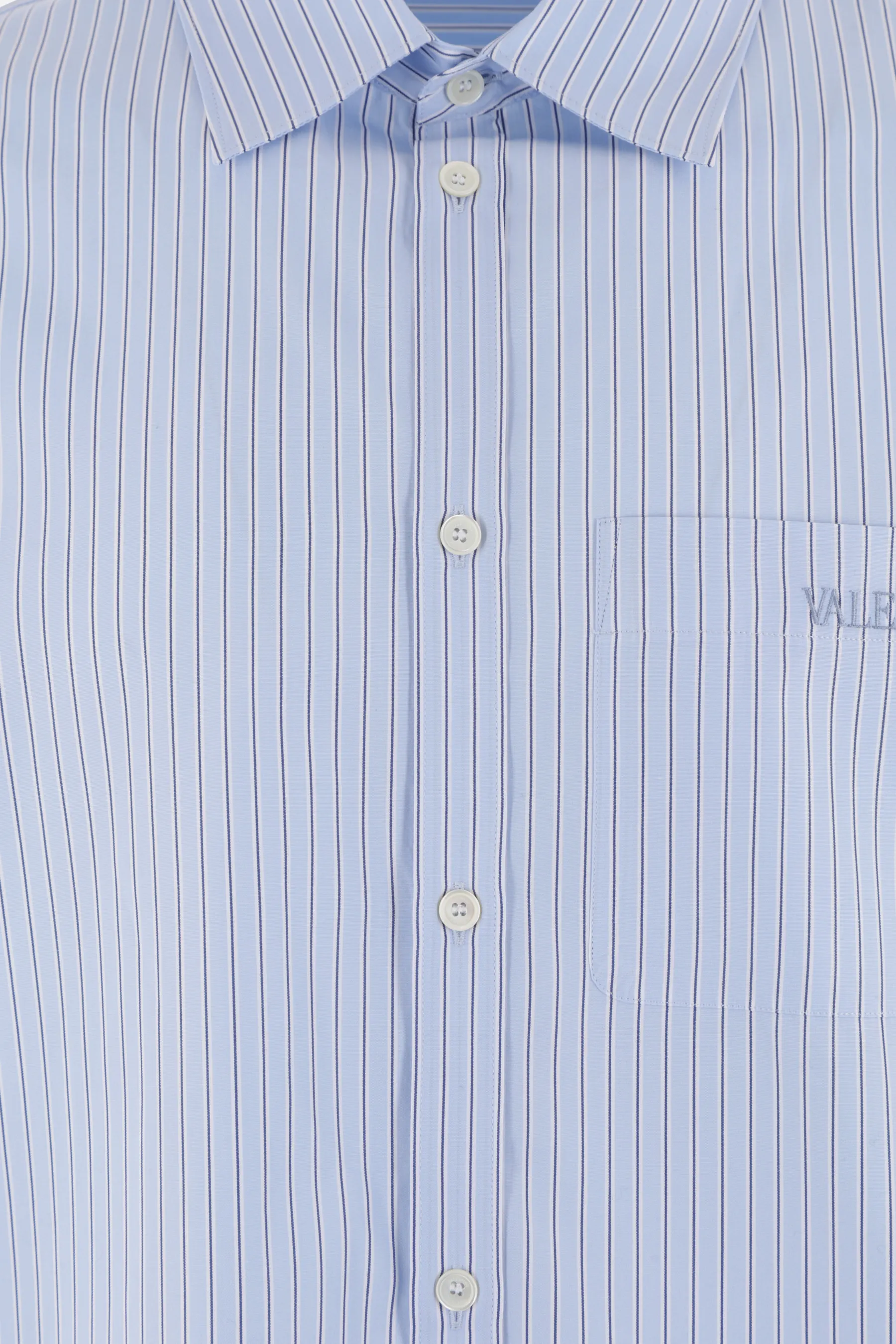 VALENTINO  |Stripes Long Sleeves Logo Luxury Shirts