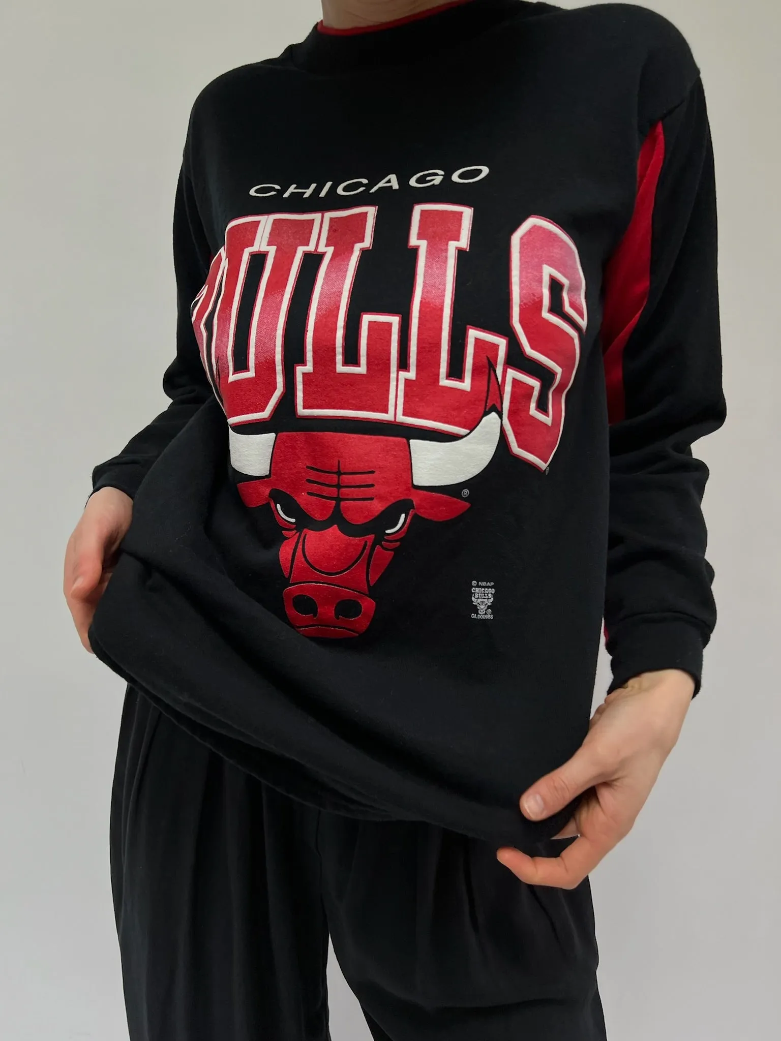 Vintage Chicago Bulls Printed Sweatshirt