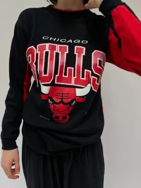 Vintage Chicago Bulls Printed Sweatshirt