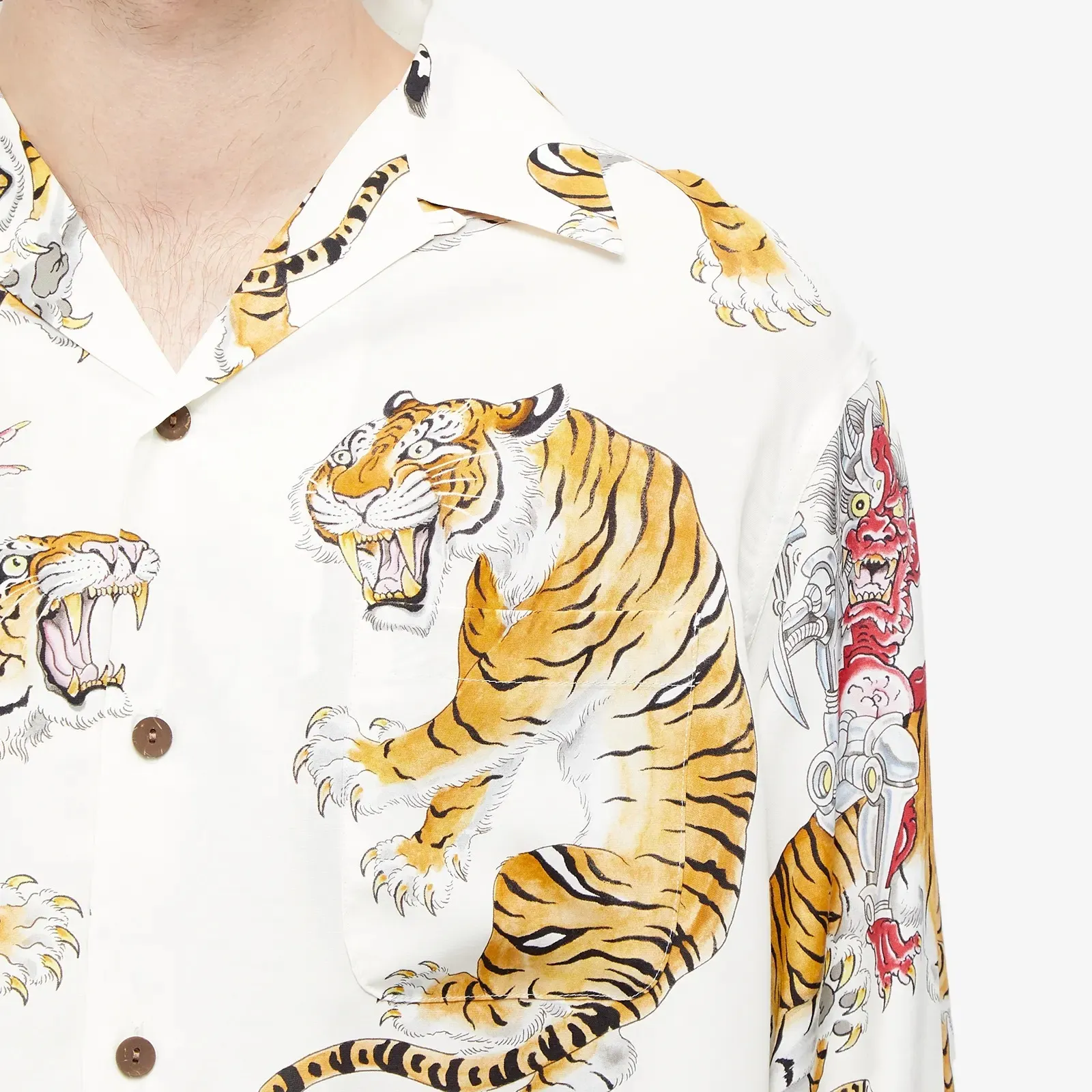 WACKO MARIA  |Unisex Long Sleeves Other Animal Patterns Shirts